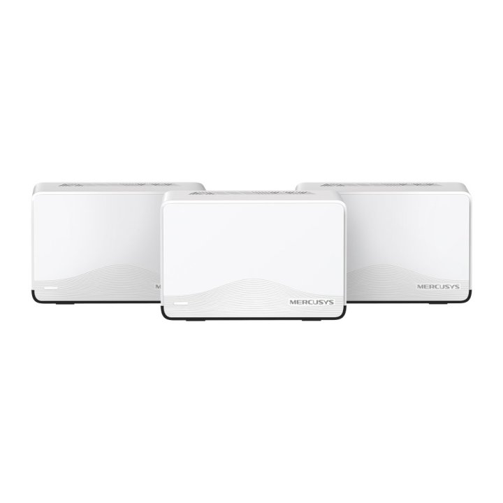 Punto De Acceso Interior Mesh Wifi 7 Mercusys Halo H27be(3-pack) 2880 Mbps 5ghz 1xrj45 2.5gbps 2x1gb