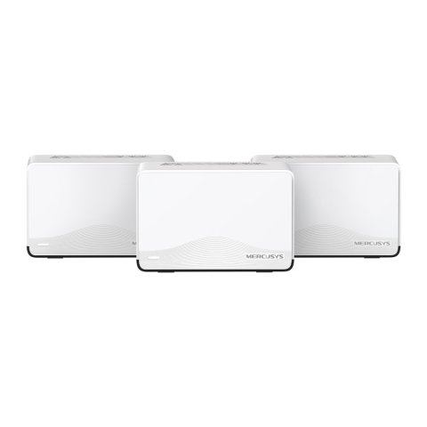 Punto De Acceso Interior Mesh Wifi 7 Mercusys Halo H27be(3-pack) 2880 Mbps 5ghz 1xrj45 2.5gbps 2x1gb