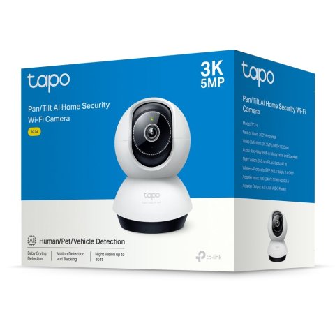 Camara Ip Interior Wifi Tp-link Tapo Tc74 3k 5mp V.nocturna Audio Bidireccional