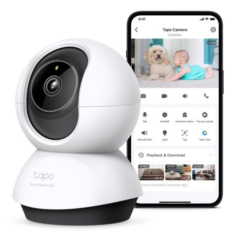 Camara Ip Interior Wifi Tp-link Tapo Tc74 3k 5mp V.nocturna Audio Bidireccional