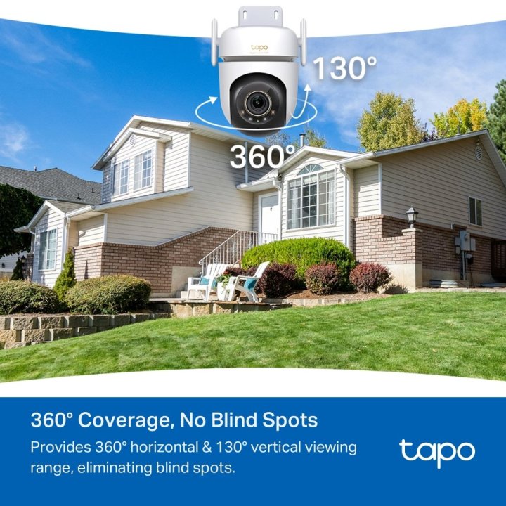 Camara Ip Exterior Wifi Tp-link Tapo Tc43 Ip66 3k 5mp V.nocturna Color Audio Bidireccional