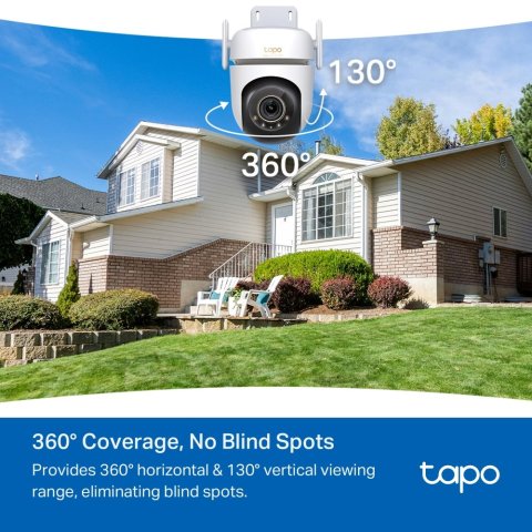 Camara Ip Exterior Wifi Tp-link Tapo Tc43 Ip66 3k 5mp V.nocturna Color Audio Bidireccional
