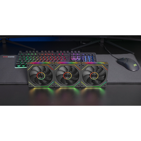 Kit 3xventilador Interno Arg Mars Gaming...