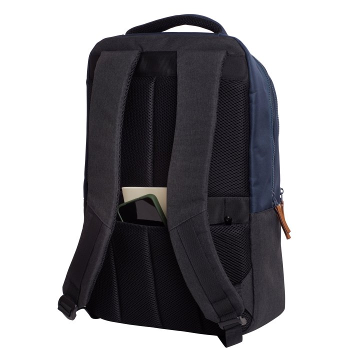 Mochila Trust Lisboa Color Azul Para Portatiles Hasta 16" 3 Compartimientos 23l