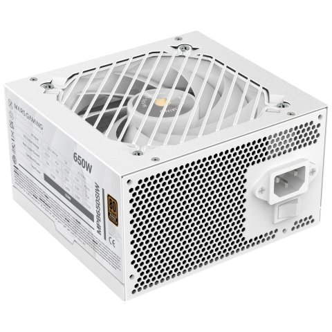 Fuente De Alimentacion Mars Gaming 650w Mpb650siw Extreme Silence 80 Plus Bronze Blanco