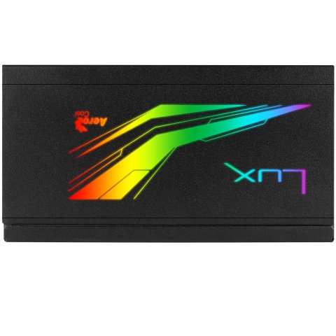 Fuente Alimentacion Aerocool Lux Rgb 550w, Certificado 80 Plus Bronze, Modular , Pfc Activo, Vent. 12x12cm Iluminacion Rgb-a 