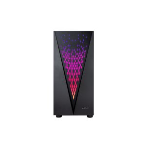 Caja Atx Semitorre Abysm Danube Kolpa Black 2x3.5" 2x2.5" Gpu Max 345mm