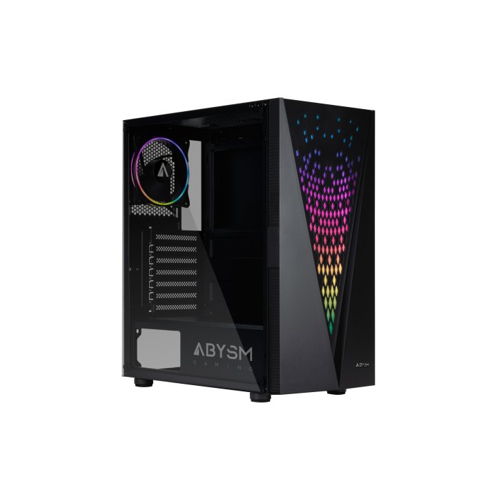 Caja Atx Semitorre Abysm Danube Kolpa Black 2x3.5" 2x2.5" Gpu Max 345mm