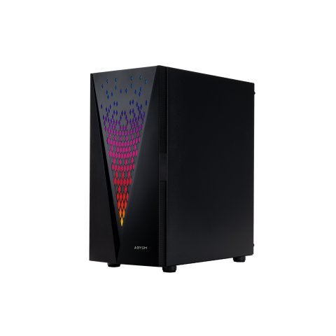 Caja Atx Semitorre Abysm Danube Kolpa Black 2x3.5" 2x2.5" Gpu Max 345mm