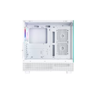 Caja Atx Semitorre Abysm Danube Sava H400 White 2x3.5" 1x2.5" Usb-c Gpu Max 410mm 2