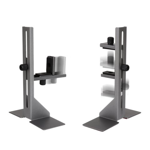 Soporte Para Vga Universal Abysm Ab451001 Negro Metalico Regulable Base Con Adhesivo