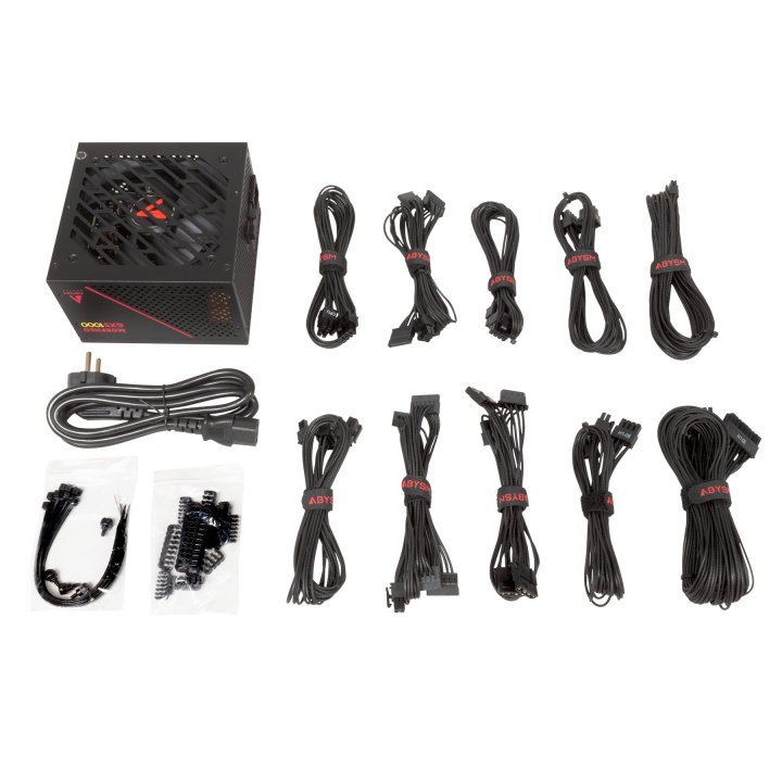 Fuente De Alimentación Modular Abysm 1000w Morpheo Gx5 Atx 3.1 80 Plus Gold Negro