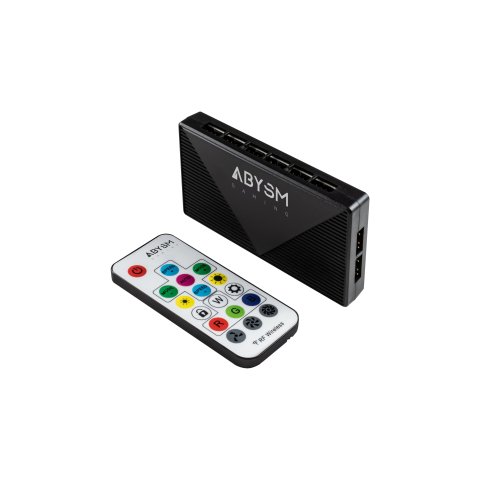 Kit 3xventilador Interno Abysm Arclight Argb White 120mm Mando A Distancia Y Controlador