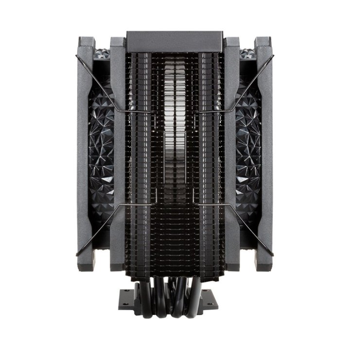 Ventilador Con Disipador Para Cpu Abysm Snow Iv 120mm Color Negro
