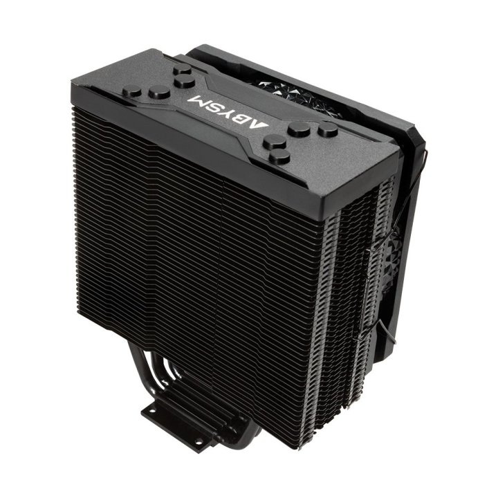 Ventilador Con Disipador Para Cpu Abysm Snow Iv 120mm Color Negro