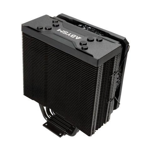 Ventilador Con Disipador Para Cpu Abysm Snow Iv 120mm Color Negro