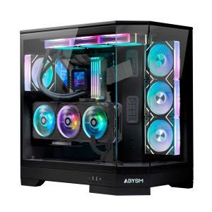 Caja E-atx Torre Danube Sava H600 10x2.5” Usb-c Gpu Max 470mm Color Negro 2