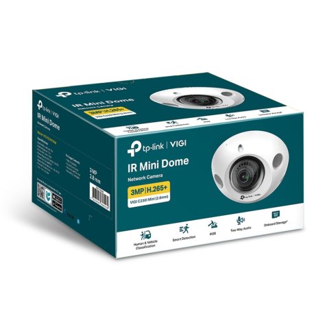 Camara Interior Ip Tp-link Vigi C230i Mini(2.8mm) Ik08 3mp H265+ Audio Bidireccional