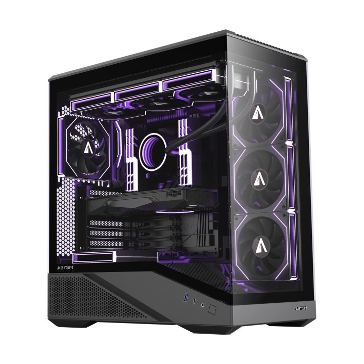 Caja Atx Abysm Arian Frame A400 Black 1x3.5" 1x2.5" Usb-c Gpu Max 420mm