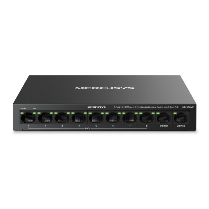 Switch Poe+ No Gestionable Mercusys Ms110cmp...
