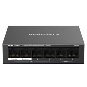 Switch Poe+ No Gestionable Mercusys Ms106p 6p 6xrj45... 2