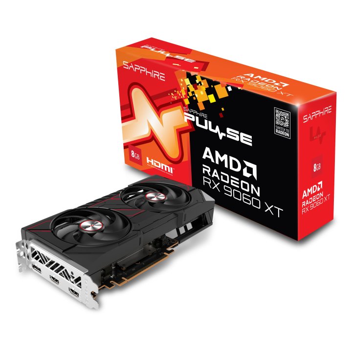 Vga Sapphire Pulse Amd Radeon Rx 9060 Xt 8gb Gddr6 1xdp 2xhdmi Cuda 2048 128bit Dual Fan