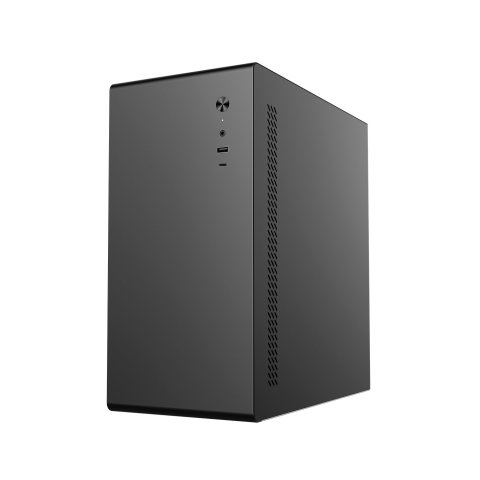 Caja Micro Atx Coolbox M640c Gpu Max 300mm 1x3.5 2x2.5 Color Negro Con Fuente Basic500gr 500w