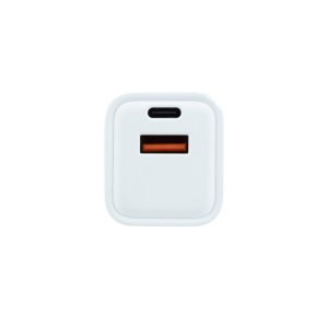Cargador De Pared Coolbox Coo-cup-20ca 20w Gan 1xusb-c Pd 1xusb-a Color Blanco 2