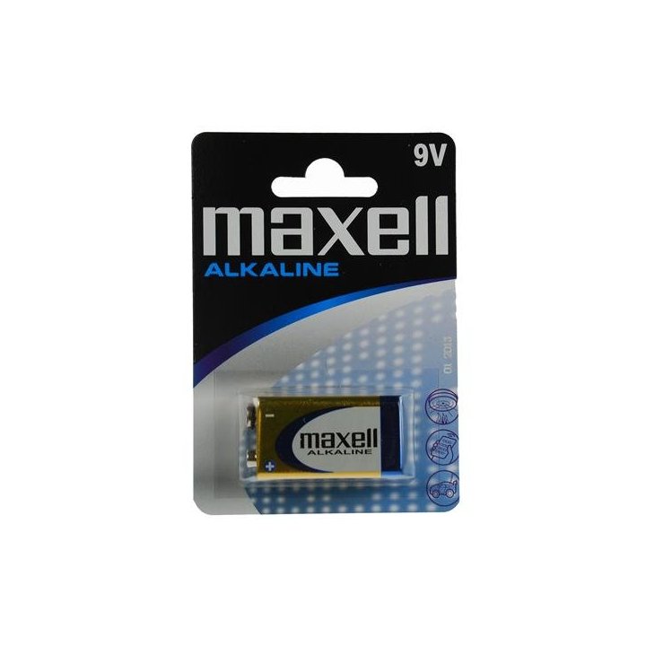 Pilas 6lr61 Maxell Lr09-b1 Gd 9v Blister 1 Unidad (ecotasas Incluidas)