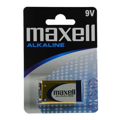 Pilas 6lr61 Maxell Lr09-b1 Gd 9v Blister 1 Unidad (ecotasas Incluidas)