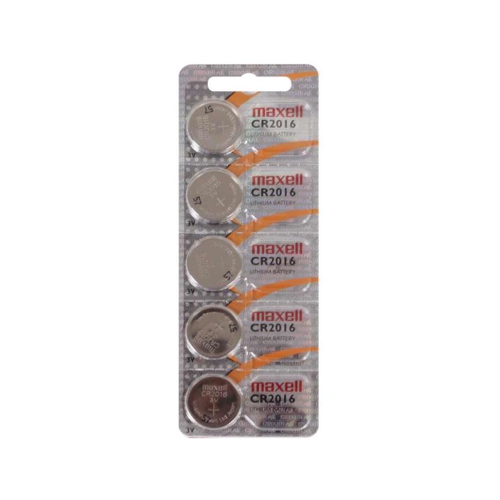 Pilas Cr2016 Maxell Cr2016-b5 Gd 3v Blister 5 Unidad (ecotasas Incluidas)