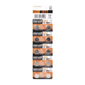 Pilas Lr43 Maxell Lr0043-b10 1.5v Blister 10 Unidades (ecotasas Incluidas) 2