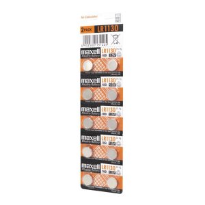 Pilas Lr1130 Maxell Lr1130-b10 1.5v Blister 10 Unidades (ecotasas Incluidas)