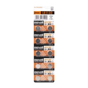 Pilas Lr1130 Maxell Lr1130-b10 1.5v Blister 10 Unidades (ecotasas Incluidas) 2