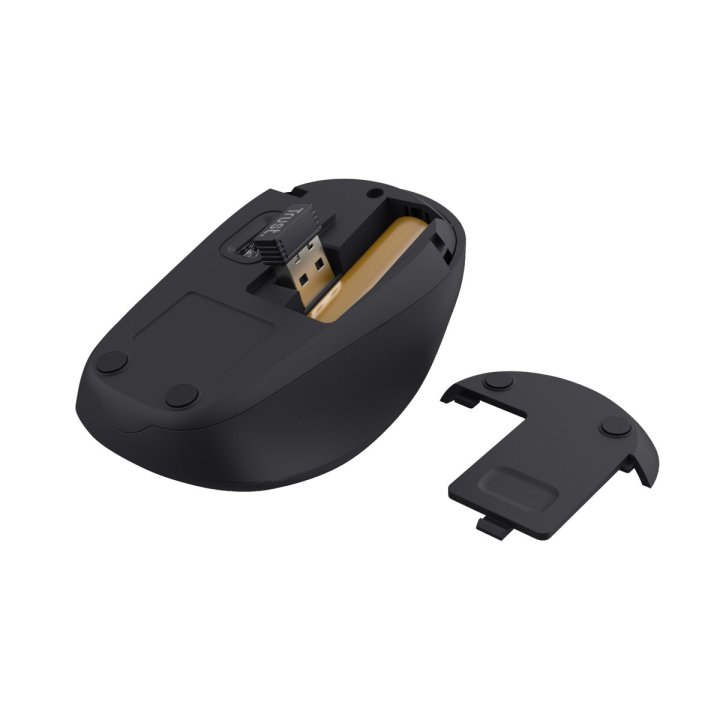 Mouse Trust Wireless Yvi+ Eco Azul 1600dpi Ajustable 4 Botones