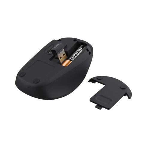 Mouse Trust Wireless Yvi+ Eco Rojo 1600dpi Ajustable 4 Botones