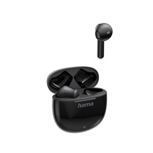 Auricular Intrauditivo Bluetooth Hama Action One Negro Tws Hasta 20h Microfono Tactil 2