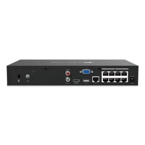 Grabador De Video Tp-link Vigi Nvr1008h-8p 8 Canales 16mp 8xrj45 Poe+ 53w Hdmi 4k H.265+ Sata 2xusb