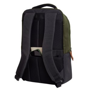 Mochila Trust Lisboa Color Verde Para Portatiles Hasta 16" 3 Compartimientos 23l 2