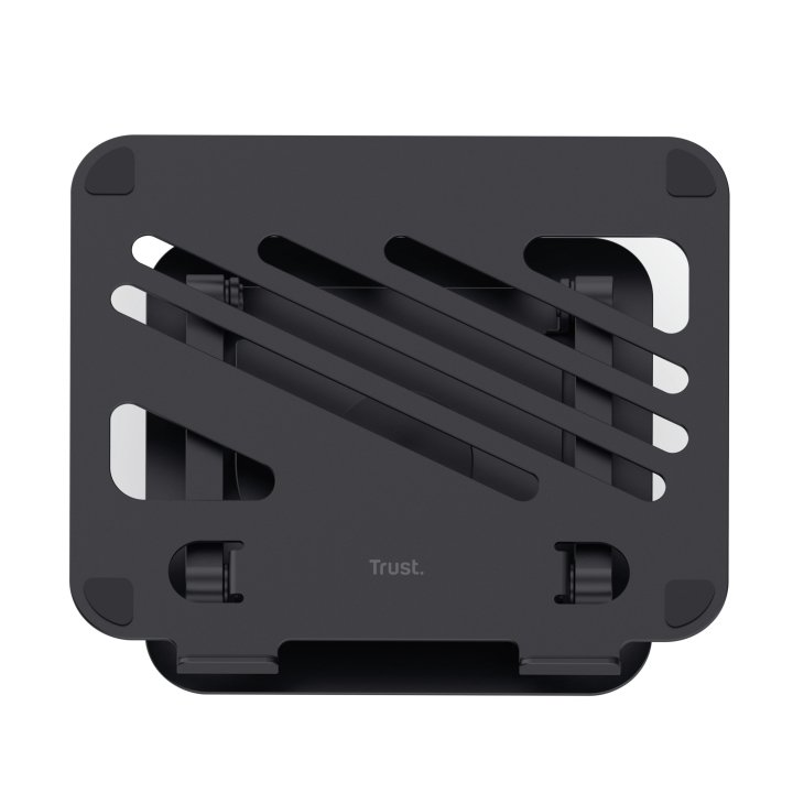 Soporte De Portatil Trust Zeff Metalico Color Negro Plegable Giratorio Hasta 16" 10kg