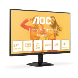 Monitor 27" Dp Hdmi Aoc Q27b35e Ips Qhd 2560x1440 1ms 75hz Vesa 100x100 Negro 2