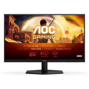 Monitor 27" Dp Hdmi Aoc 27g42e Ips Fhd 0.5ms 180hz Vesa 100x100 Negro