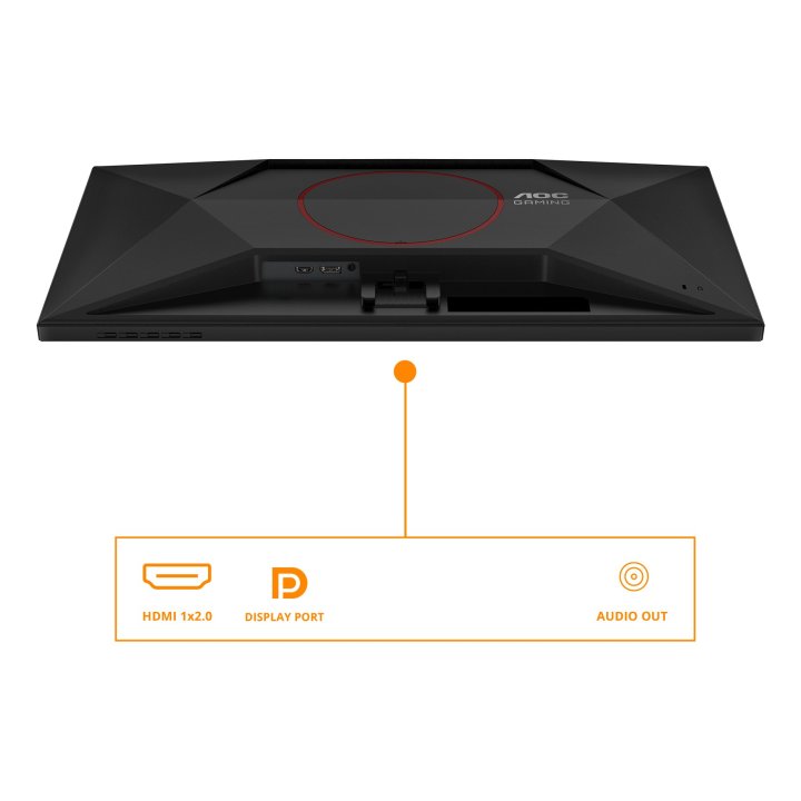 Monitor 27" Dp Hdmi Aoc 27g42e Ips Fhd 0.5ms 180hz Vesa 100x100 Negro