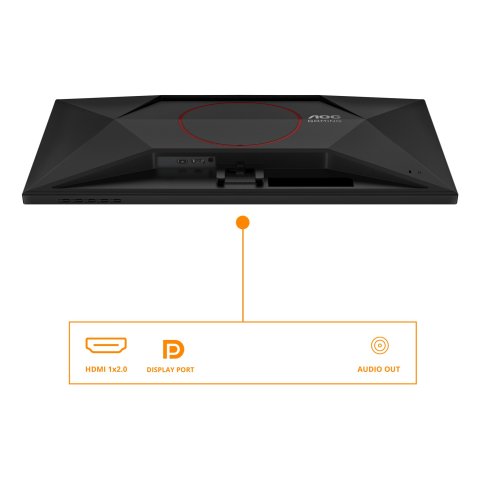 Monitor 27" Dp Hdmi Aoc 27g42e Ips Fhd 0.5ms 180hz Vesa 100x100 Negro