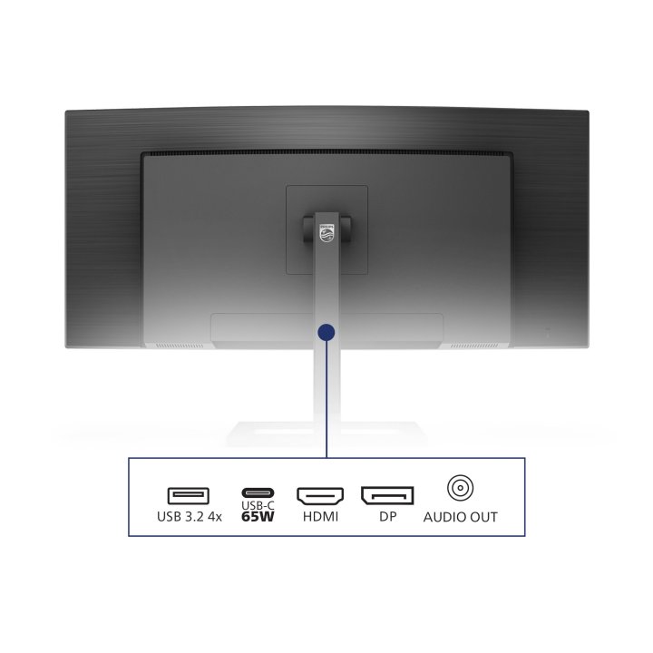 Monitor 27" Usb-c Dp Hdmi Philips 346e2cuae 00 Va Wqhd 3440x1440 100hz 4ms Vesa 100x100 2x5w Negro