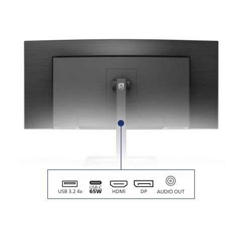 Monitor 27" Usb-c Dp Hdmi Philips 346e2cuae 00 Va Wqhd 3440x1440 100hz 4ms Vesa 100x100 2x5w Negro