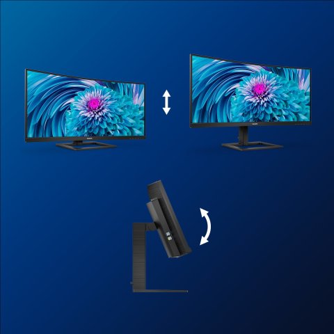Monitor 27" Usb-c Dp Hdmi Philips 346e2cuae 00 Va Wqhd 3440x1440 100hz 4ms Vesa 100x100 2x5w Negro