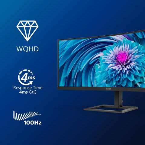 Monitor 27" Usb-c Dp Hdmi Philips 346e2cuae 00 Va Wqhd 3440x1440 100hz 4ms Vesa 100x100 2x5w Negro