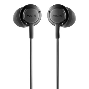 Auricular Intrauditivo Ngs Cross Flip Negro Jack 3.5mm Microfono Cable 120cm Controles