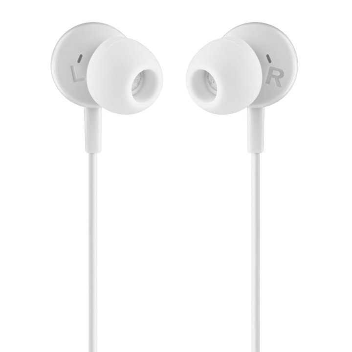 Auricular Intrauditivo Ngs Cross Flip Blanco Jack 3.5mm Microfono Cable 120cm Controles
